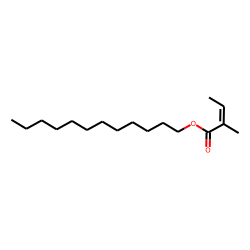 Dodecyl (E)-2-methylbut-2-enoate