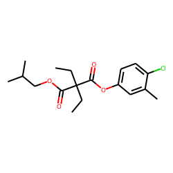 Diethylmalonic acid, 4-chloro-3-methylphenyl isobutyl ester