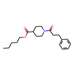Isonipecotic acid, N-(3-phenylpropionyl)-, pentyl ester