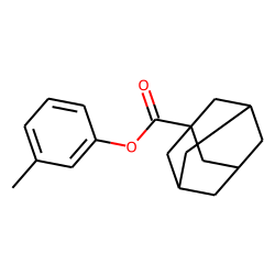 1-Adamantanecarboxylic acid, 3-methylphenyl ester
