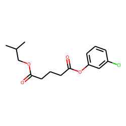 Glutaric acid, 3-chlorophenyl isobutyl ester