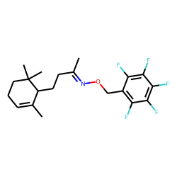 2-Butanone, 4-(2,6,6-trimethyl-2-cyclohexen-1-yl), PFBO # 1