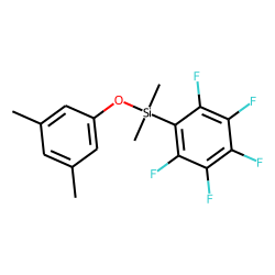 3,5-Dimethyl-1-dimethyl(pentafluorophenyl)silyloxybenzene