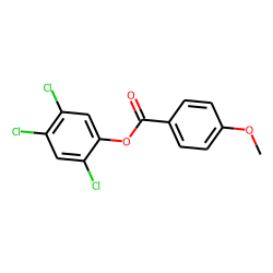 4-Methoxybenzoic acid, 2,4,5-trichlorophenyl ester