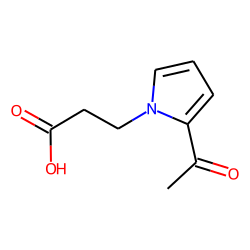 Propanoic acid, 3-[N-(2-acetyl-1-pyrrolyl)]