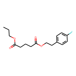 Glutaric acid, 2-(4-fluorophenyl)ethyl propyl ester