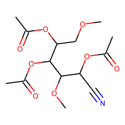 Glucose, 3,6-dimethyl, nitrile, acetylated