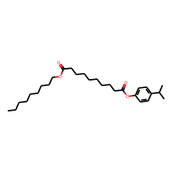 Sebacic acid, 4-isopropylphenyl nonyl ester