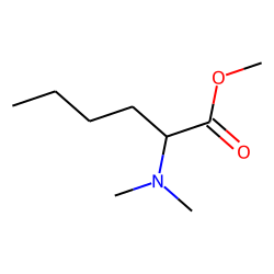 Hexanoic acid, 2-dimethylamino, methyl ester