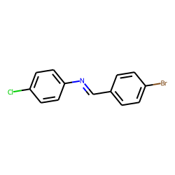 1-Chlorobenzene, 4-(4-bromobenzylidenamino)-