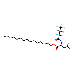 l-Leucine, n-heptafluorobutyryl-, pentadecyl ester