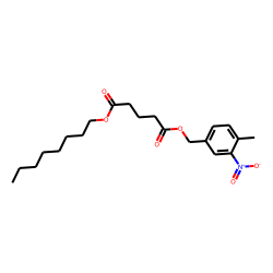 Glutaric acid, 4-methyl-3-nitrobenzyl octyl ester