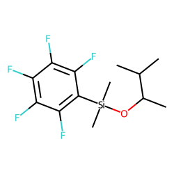 3-Methylbutan-2-ol, dimethylpentafluorophenylsilyl ether