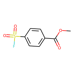 4-SO2F-C6H4-COOCH3