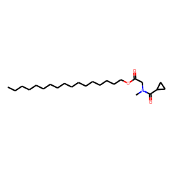 Sarcosine, N-cyclopropylcarbonyl-, heptadecyl ester