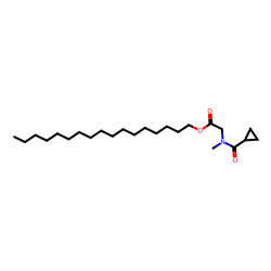 Sarcosine, n-cyclopropylcarbonyl-, heptadecyl ester