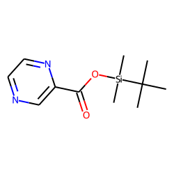 Pyrazine-2-carboxylic acid, tert-butyldimethylsilyl ester