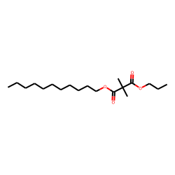 Dimethylmalonic acid, propyl undecyl ester