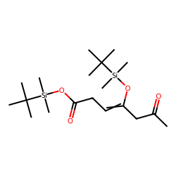 Succinylacetone, TBDMS # 4