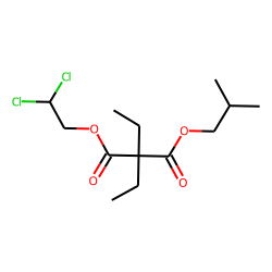 Diethylmalonic acid, 2,2-dichloroethyl isobutyl ester