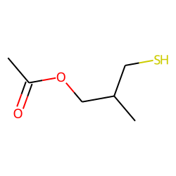 3-mercapto-2-methylpropyl- acetate