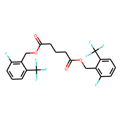 Glutaric acid, di(2-fluoro-6-(trifluoromethyl)benzyl) ester