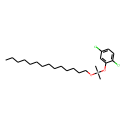 Silane, dimethyl(2,5-dichlorophenyloxy)tetradecyloxy-
