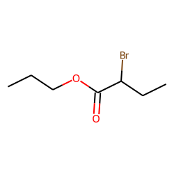 Butyric acid, 2-bromo-, propyl ester