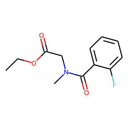 Sarcosine, N-(2-fluorobenzoyl)-, ethyl ester