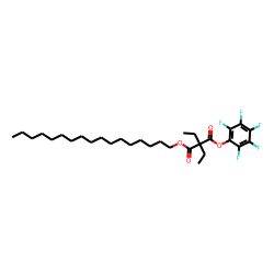 Diethylmalonic acid, heptadecyl pentafluorophenyl ester