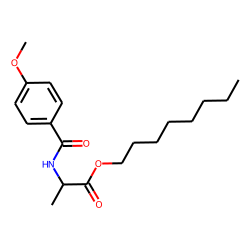 D-Alanine, N-(4-anisoyl)-, octyl ester