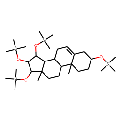 5-Androstene-3-«beta»,15-«alpha»,16-«alpha»,17-«beta»-tetrol, TMS