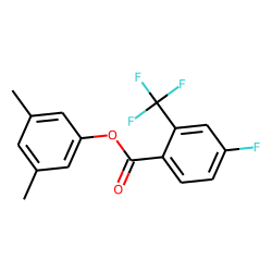 4-Fluoro-2-trifluoromethylbenzoic acid, 3,5-dimethylphenyl ester
