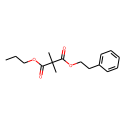 Dimethylmalonic acid, 2-phenethyl propyl ester