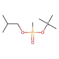 Isobutyl methylphosphonic acid, TMS derivative