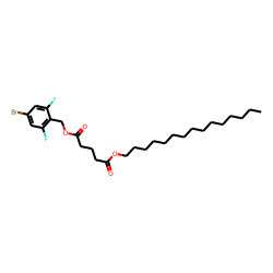 Glutaric acid, 2,6-difluoro-4-bromobenzyl pentadecyl ester