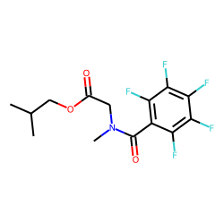 Sarcosine, n-pentafluorobenzoyl-, isobutyl ester