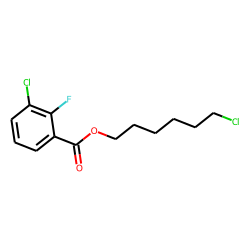 3-Chloro-2-fluorobenzoic acid, 6-chlorohexyl ester