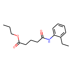 Glutaric acid, monoamide, N-(2-ethylphenyl)-, propyl ester