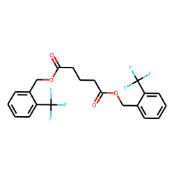 Glutaric acid, di(2-(trifluoromethyl)benzyl) ester