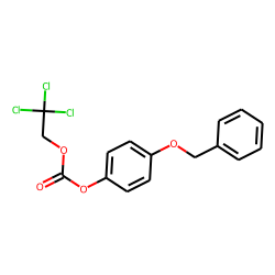 Carbonic acid, 2,2,2-trichloroethyl 4-benzyloxyphenyl ester