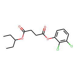 Succinic acid, 2,3-dichlorophenyl 3-pentyl ester