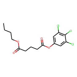 Glutaric acid, butyl 3,4,5-trichlorophenyl ester
