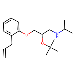 Alprenolol, trimethylsilyl ether