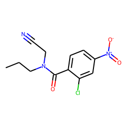 Benzamide, 2-chloro-n-(cyanomethyl)-4-nitro-n-propyl-