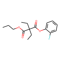 Diethylmalonic acid, 2-fluorophenyl propyl ester