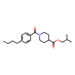 Isonipecotic acid, N-(4-butylbenzoyl)-, isobutyl ester