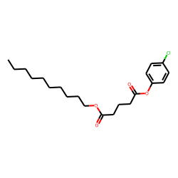 Glutaric acid, 4-chlorophenyl decyl ester