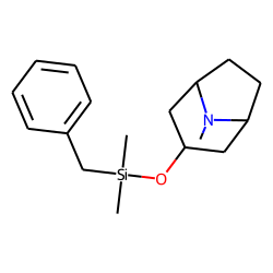 Tropine, benzyldimethylsilyl ether