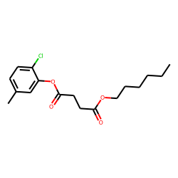 Succinic acid, 2-chloro-5-methylphenyl hexyl ester